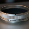 Canon LENS MOUNT CONVERTER B、α7II, FL50mm F1.8