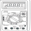 What are the characteristics and shape and measuring range of digital multimeter?