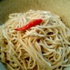 札幌市　ラーメン　侘助　/　辛いつけ麺が出来た