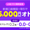 「LINE FX」サービス開始1周年記念キャンペーン