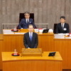 ２１日、６月定例会が開会。知事が秋の知事選出馬を表明。