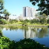 浜離宮恩賜庭園と東京の借景