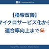 【検索改善】マイクロサービス化から適合率向上まで 