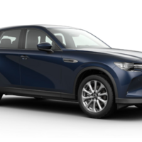 マツダ CX-60 プレミアムスポーツ ディープクリスタルブルーマイカ ボディカラーがディープクリスタルブルーマイカなCX-60（20