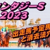 【ファンタジーステークス2023】出走馬予定馬データ分析と消去法予想