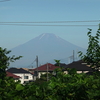 久しぶりに富士山が見えました