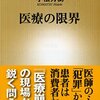 【書評】医療の限界（小松秀樹著）