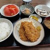 西川口の「あおき食堂」でいわし三種（フライ・山椒煮、なめろう）定食を食べました🐟