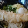 いか天ぷら　ぶっかけうどん