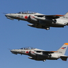 珍しい？T-4編隊離陸