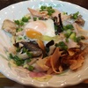 鮭と目玉焼きの冷やしうどん！