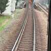 夜だるま速報/京王井の頭線の線路沿いで火災 炎が上がる 東京･三鷹市