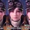 【MHW:I】受付嬢を整形＆メイクアップ【美人化mod】