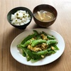 豆ごはんと豆炒め