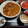 西川口の「あおき食堂」でチキンカツカレー定食を食べました🍛