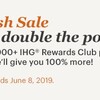 IHGのポイントセール、5000ポイント以上購入で100%ボーナス（8/23まで）