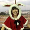 サンタのコスプレ。FMぎのわん「モーニング8」12/23 