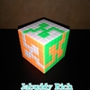 ルービックキューブで模様を作りました！　Rubik's Cube art design