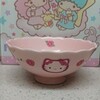 キティちゃんのお茶碗。わが家のサンリオグッズ紹介。