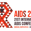 水ももらさぬカゴの結束　第23回国際エイズ会議ロゴ　エイズと社会ウェブ版190