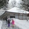 雪の中尊寺