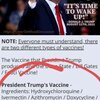 トランプ大統領が推奨していたコロナワクチンにはイベルメクチンの成分が含まれていた