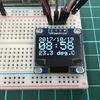 I2C 接続の有機EL + Raspberry Pi + Ruby で温度計付き時計を実装してみる