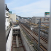 相鉄線（西谷駅）東海道貨物線、東横線乗り入れ新線分岐工事の状況