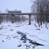ありがとう根室本線！雪景色の空知川を渡る、宗谷線急行色のキハ40を撮る！