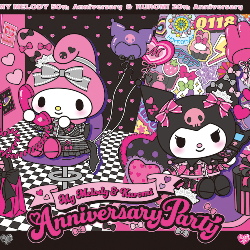 マイメロディ50周年＆クロミ20周年の第3弾『My Melody & Kuromi Anniversary Party』