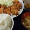 習志野市 京成大久保 まんぷく食堂 ジャンボチキンカツ定食