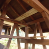 ピザ窯小屋の筋交設置とロフト作り