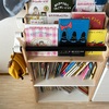 【DIY】子供の絵本用本棚　ディスプレイできる仕様　棚板＋1×4材＋鉄脚で作る本棚