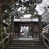 初雪　神社　参拝