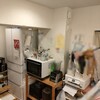 キッチンを片づけるために無印良品のシェルフを購入しました