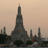 帰国前の願い　ワットアルンの夕陽が見たい
