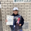 川崎ジュニアテニストーナメント優勝！