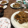 カレーライスを夕食に決定