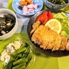 とんかつと栗