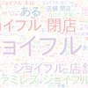 　Twitterキーワード[ジョイフル]　06/08_17:02から60分のつぶやき雲