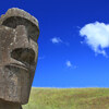 モアイ像　～孤島に並ぶ謎の多いポリネシアの文化遺産～