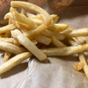 今日のポテトはちゃんと塩気があって美味しかった
