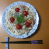 生活ー食事　　麻婆豆腐風　アンかけうどん