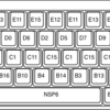 Happy Hacking Keyboard 無刻印モデル 清掃時のキー配置