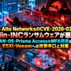 Palo Alto NetworksのCVE-2026-0257をQilin・INCランサムウェアが悪用！PAN-OS・Prisma AccessのMFA回避からESXi・Veeamへの攻撃手口と対策