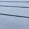 ついに我が家の屋根にも積雪が！今日も寒い1日でした
