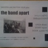 the band apart ＠ 渋谷O-EAST / 進行方向別通行区分・avengers in sci-fi ＠ TSUTAYA O-NEST / toe・DJ BAKU ＠ TSUTAYA O-EAST