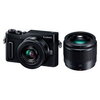 （在庫あり：台数限定）パナソニック DC-GF10W-K　デジタル一眼カメラ・ダブルレンズキット LUMIX ブラック [DCGF10WK] 72,300円送料別