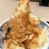 サービス天丼とコロッケ