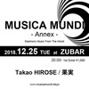 2018.12.25 (TUE) 20:00- MUSICA MUNDI - Annex -